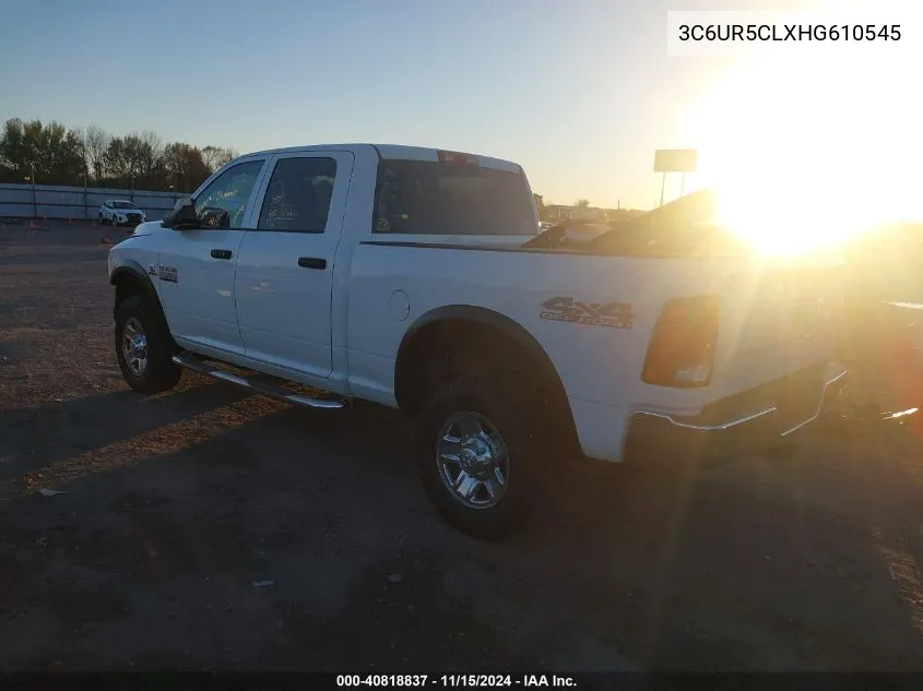 2017 Ram 2500 Tradesman 4X4 6'4 Box VIN: 3C6UR5CLXHG610545 Lot: 40818837