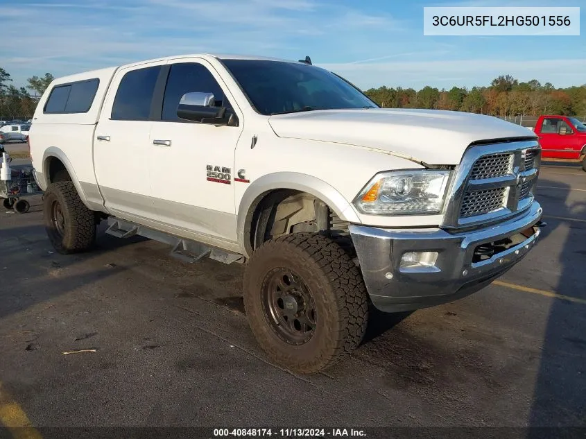 2017 Ram 2500 Laramie 4X4 6'4 Box VIN: 3C6UR5FL2HG501556 Lot: 40848174