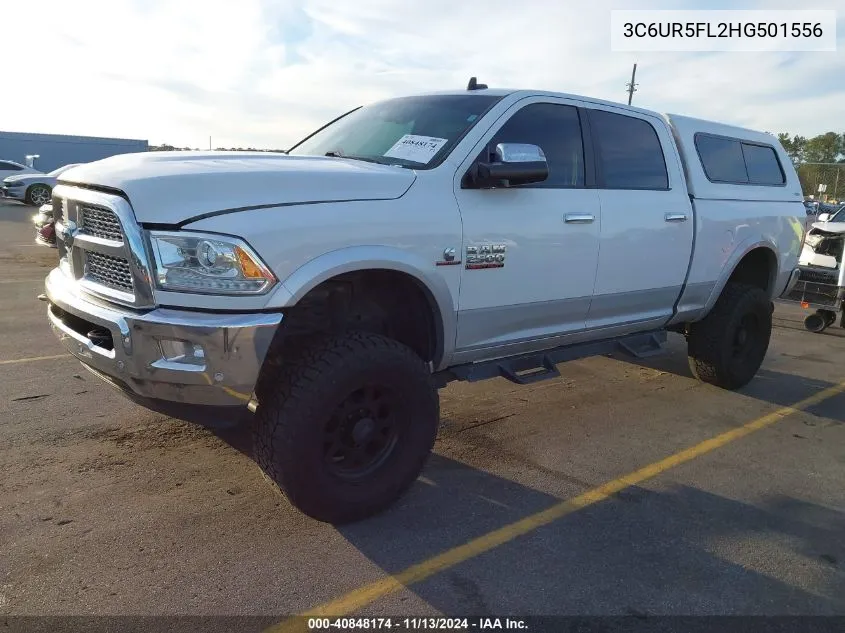 2017 Ram 2500 Laramie 4X4 6'4 Box VIN: 3C6UR5FL2HG501556 Lot: 40848174