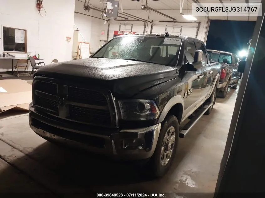 3C6UR5FL3JG314767 2018 Ram 2500 Laramie 4X4 6'4 Box