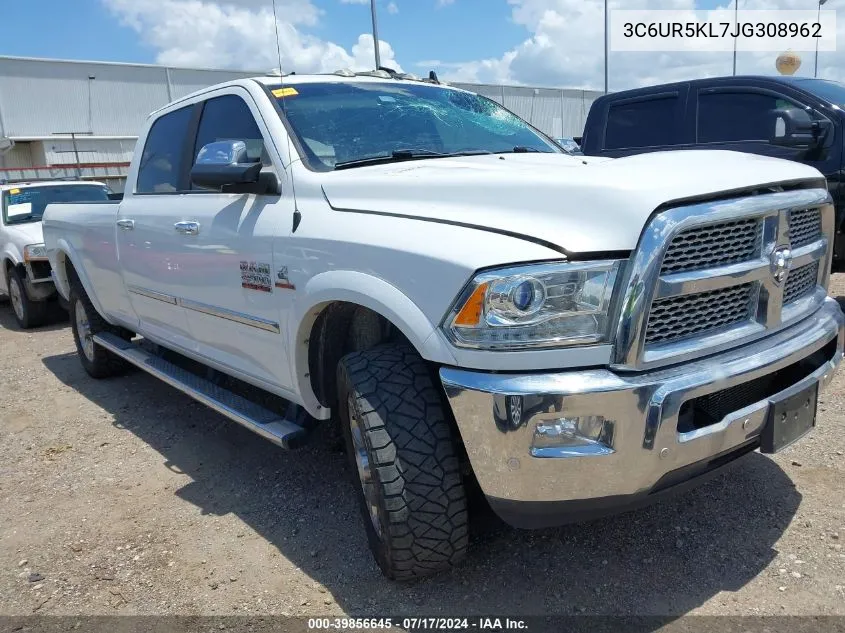 3C6UR5KL7JG308962 2018 Ram 2500 Laramie 4X4 8' Box