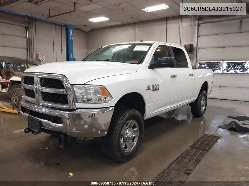 2018 Ram 2500 Slt 4X4 6'4 Box VIN: 3C6UR5DL4JG215927 Lot: 39858735