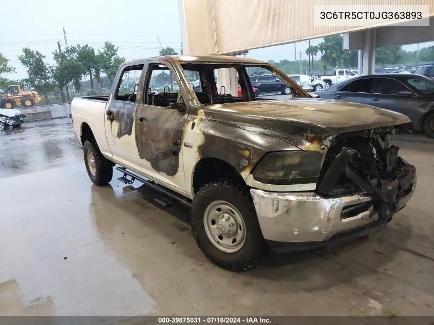 3C6TR5CT0JG363893 2018 Ram 2500 Tradesman 4X4 6'4 Box