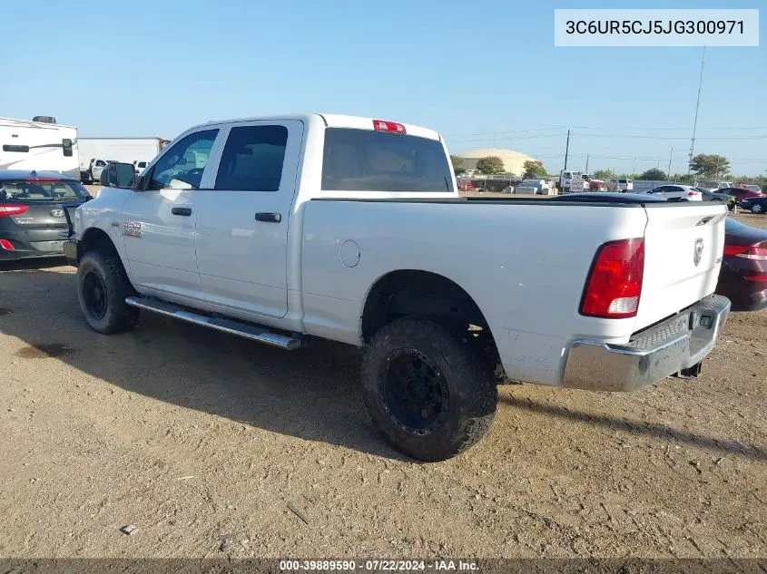 2018 Ram 2500 Tradesman 4X4 6'4 Box VIN: 3C6UR5CJ5JG300971 Lot: 39889590