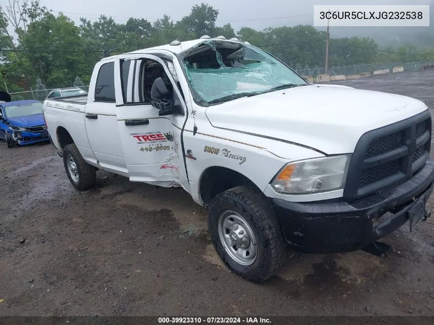 2018 Ram 2500 Tradesman 4X4 6'4 Box VIN: 3C6UR5CLXJG232538 Lot: 39923310