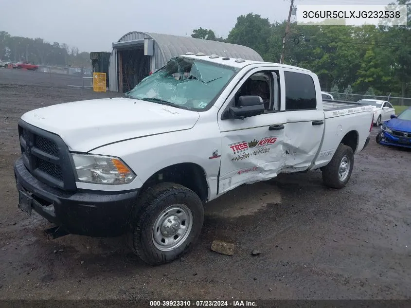 3C6UR5CLXJG232538 2018 Ram 2500 Tradesman 4X4 6'4 Box