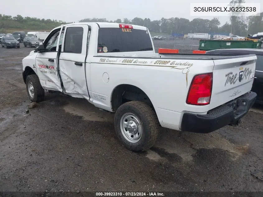 3C6UR5CLXJG232538 2018 Ram 2500 Tradesman 4X4 6'4 Box