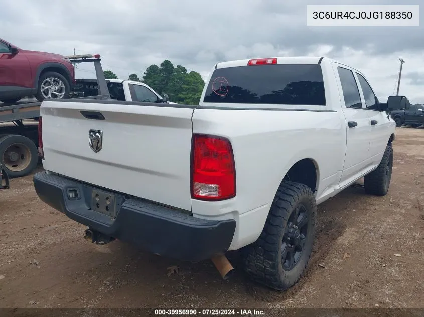 2018 Ram 2500 VIN: 3C6UR4CJ0JG188350 Lot: 39956996