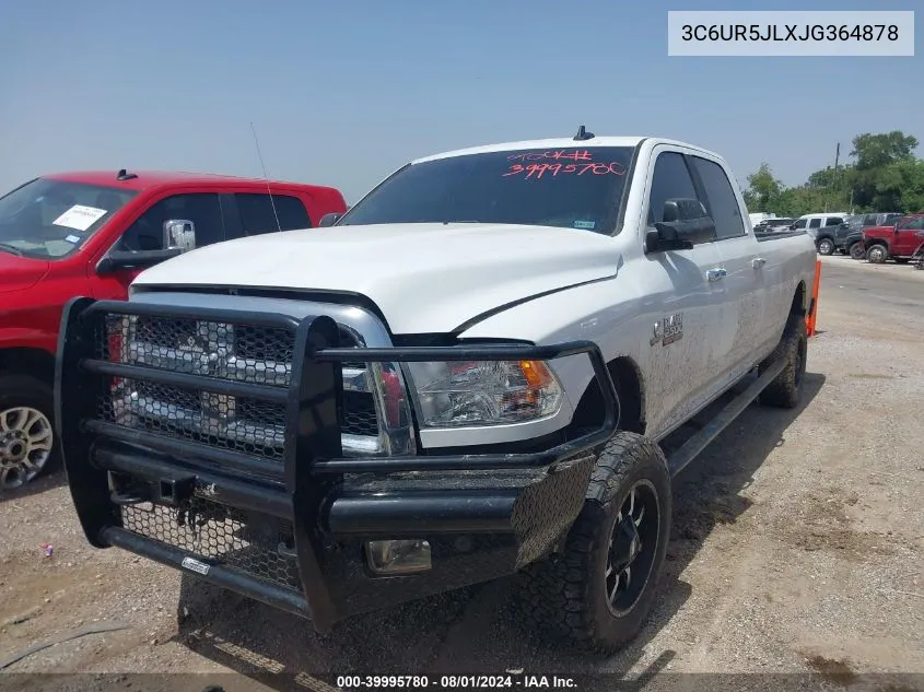 3C6UR5JLXJG364878 2018 Ram 2500 Slt 4X4 8' Box