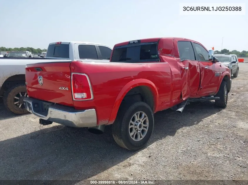 3C6UR5NL1JG250388 2018 Ram 2500 Laramie Mega Cab 4X4 6'4 Box