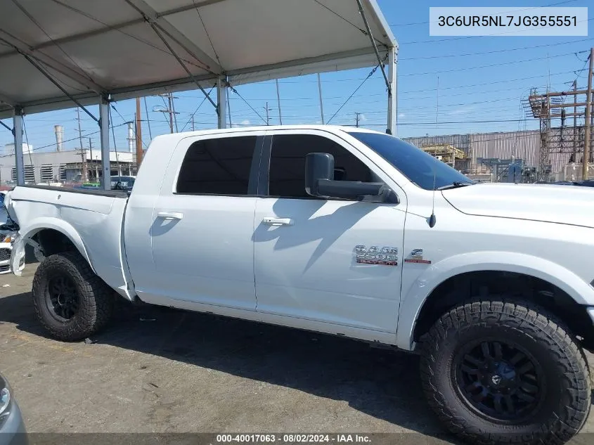 3C6UR5NL7JG355551 2018 Ram 2500 Laramie Mega Cab 4X4 6'4 Box