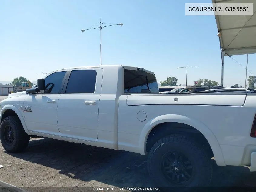 3C6UR5NL7JG355551 2018 Ram 2500 Laramie Mega Cab 4X4 6'4 Box