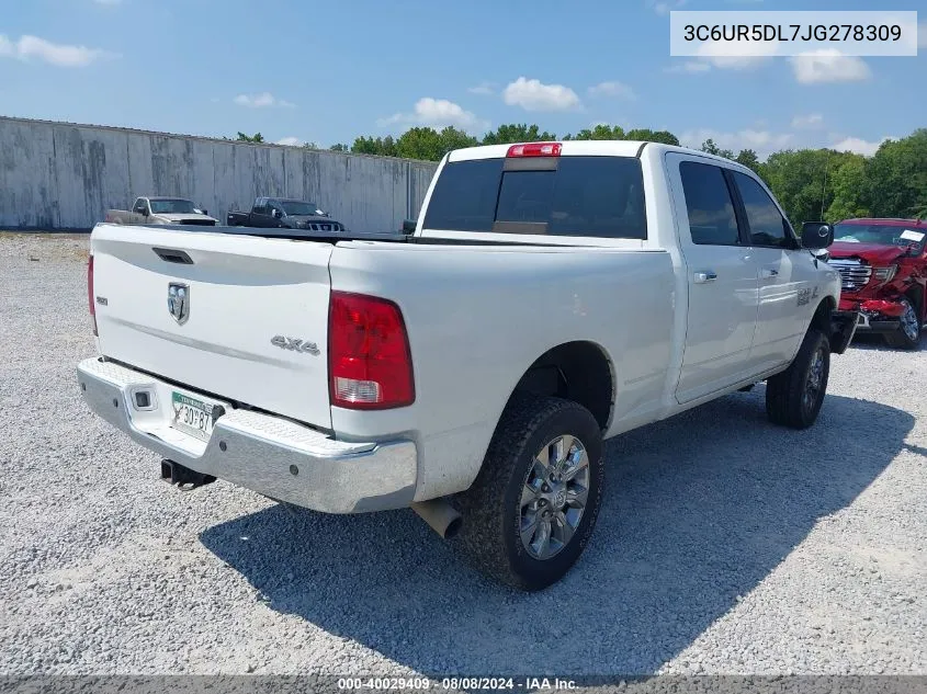 3C6UR5DL7JG278309 2018 Ram 2500 Slt 4X4 6'4 Box