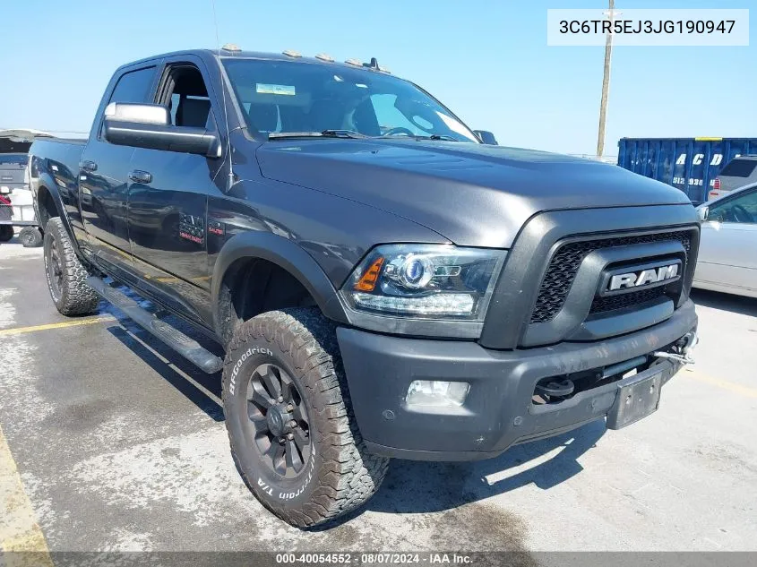 3C6TR5EJ3JG190947 2018 Ram 2500 Power Wagon 4X4 6'4 Box