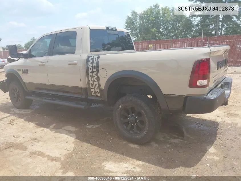 3C6TR5EJXJG402873 2018 Ram 2500 Power Wagon 4X4 6'4 Box