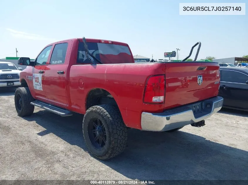 3C6UR5CL7JG257140 2018 Ram 2500 St