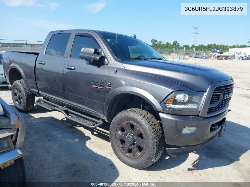 2018 Ram 2500 Laramie 4X4 6'4 Box VIN: 3C6UR5FL2JG393879 Lot: 40120328