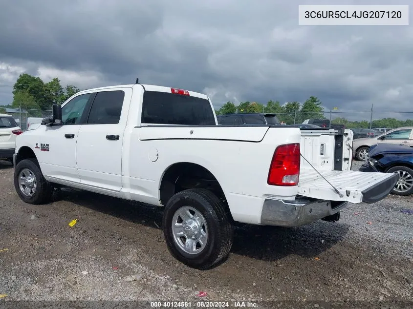 2018 Ram 2500 Tradesman 4X4 6'4 Box VIN: 3C6UR5CL4JG207120 Lot: 40124581