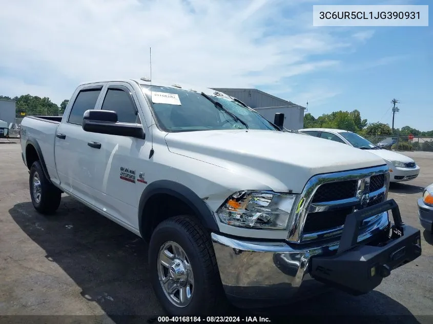 2018 Ram 2500 Tradesman 4X4 6'4 Box VIN: 3C6UR5CL1JG390931 Lot: 40168184