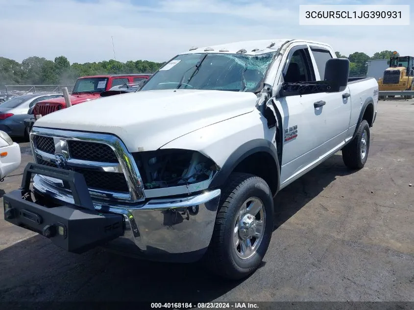 3C6UR5CL1JG390931 2018 Ram 2500 Tradesman 4X4 6'4 Box