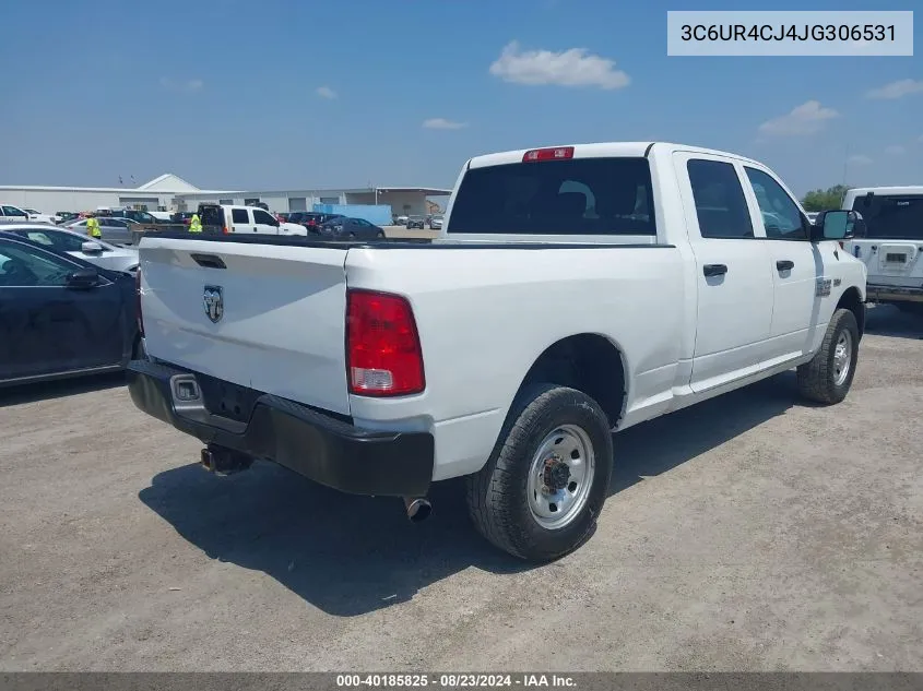 2018 Ram 2500 Tradesman 4X2 6'4 Box VIN: 3C6UR4CJ4JG306531 Lot: 40185825