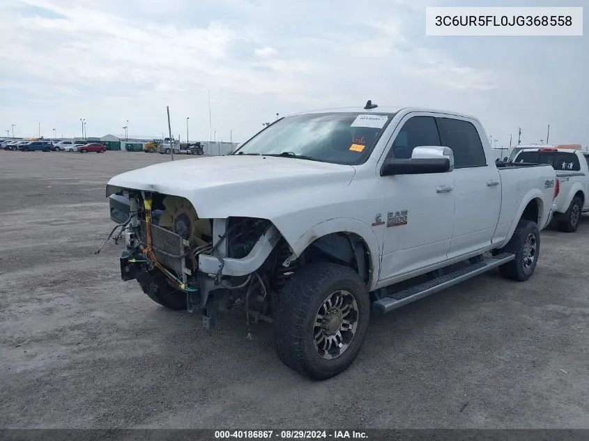 3C6UR5FL0JG368558 2018 Ram 2500 Laramie 4X4 6'4 Box