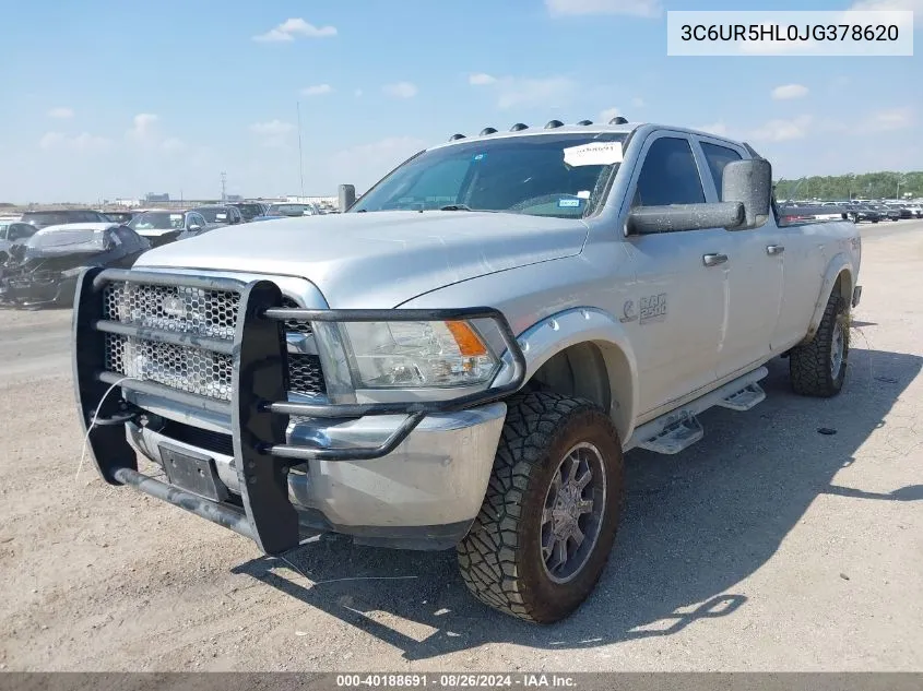 3C6UR5HL0JG378620 2018 Ram 2500 Tradesman 4X4 8' Box