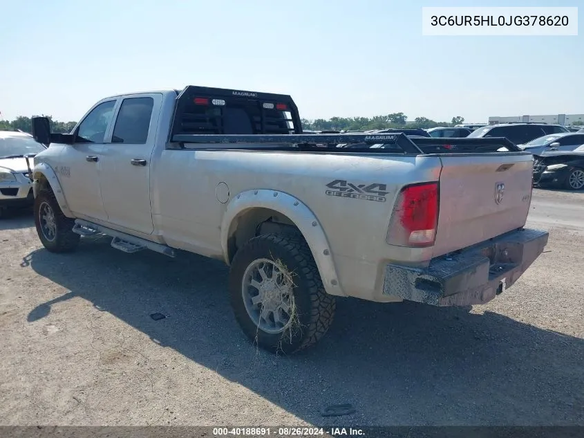 3C6UR5HL0JG378620 2018 Ram 2500 Tradesman 4X4 8' Box