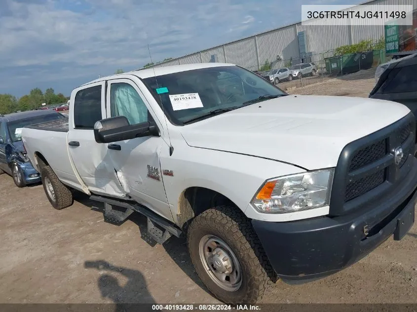 3C6TR5HT4JG411498 2018 Ram 2500 Tradesman 4X4 8' Box