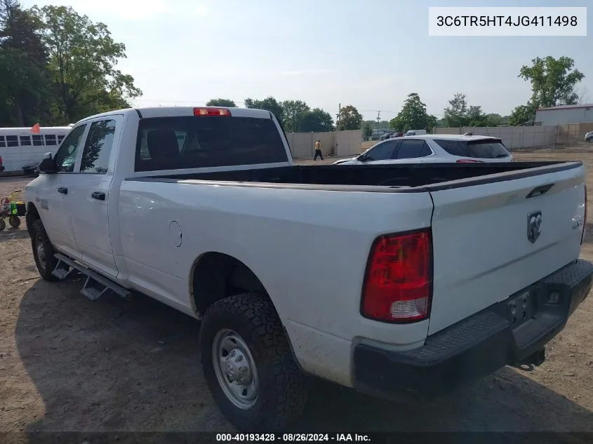 3C6TR5HT4JG411498 2018 Ram 2500 Tradesman 4X4 8' Box