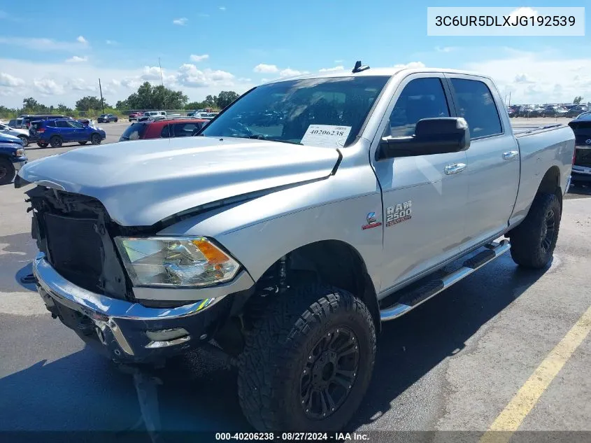 3C6UR5DLXJG192539 2018 Ram 2500 Slt 4X4 6'4 Box