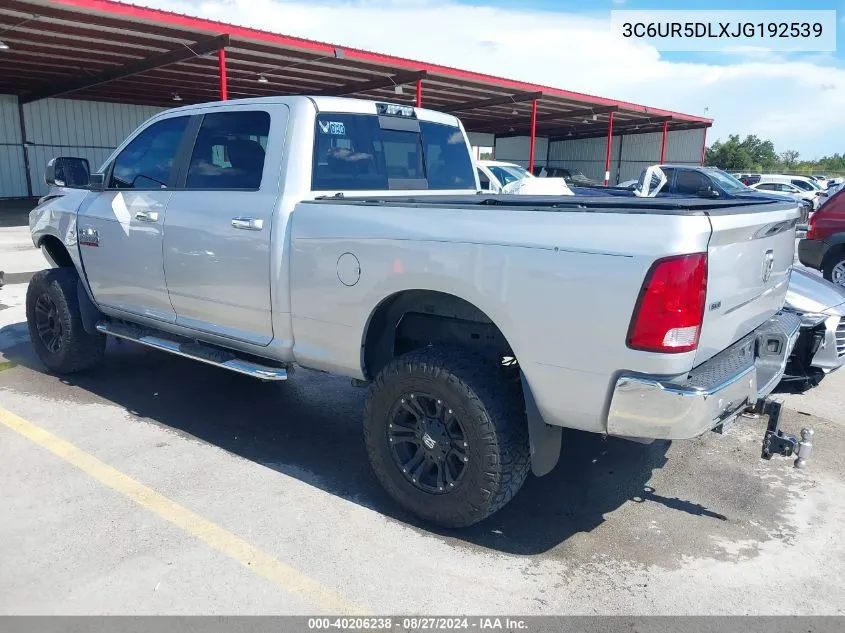 2018 Ram 2500 Slt 4X4 6'4 Box VIN: 3C6UR5DLXJG192539 Lot: 40206238