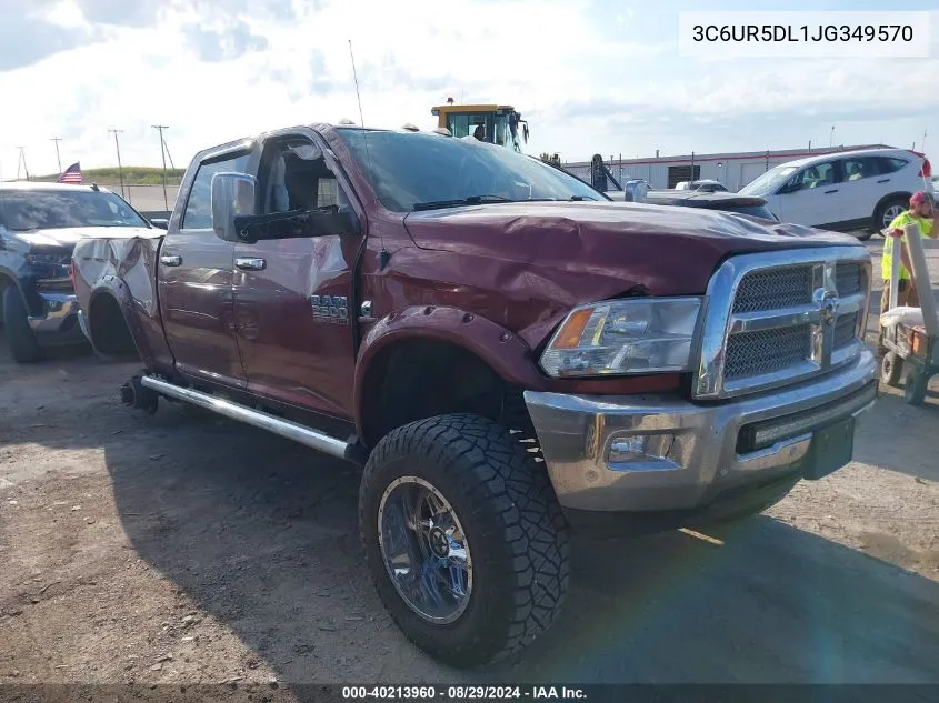 3C6UR5DL1JG349570 2018 Ram 2500 Big Horn 4X4 6'4 Box