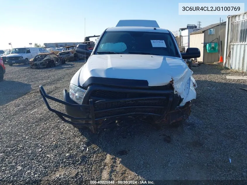 2018 Ram 2500 Tradesman 4X2 6'4 Box VIN: 3C6UR4CL2JG100769 Lot: 40225848