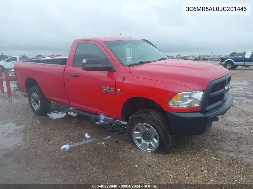 3C6MR5AL0JG201446 2018 Ram 2500 St