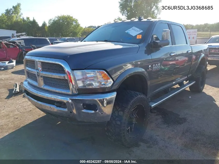 2018 Ram 2500 Slt VIN: 3C6UR5DL3JG368685 Lot: 40242257