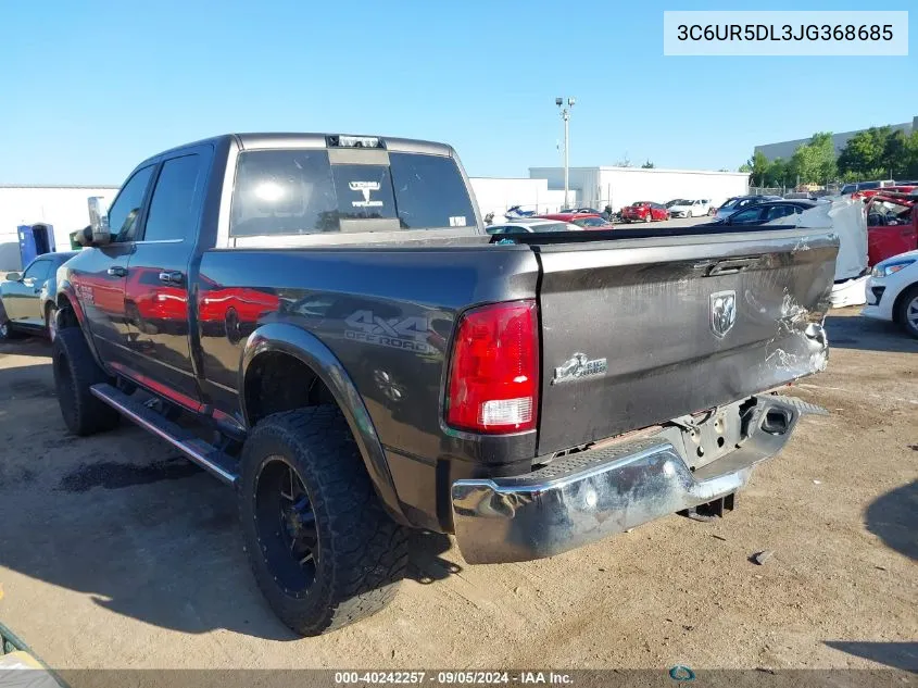 2018 Ram 2500 Slt VIN: 3C6UR5DL3JG368685 Lot: 40242257