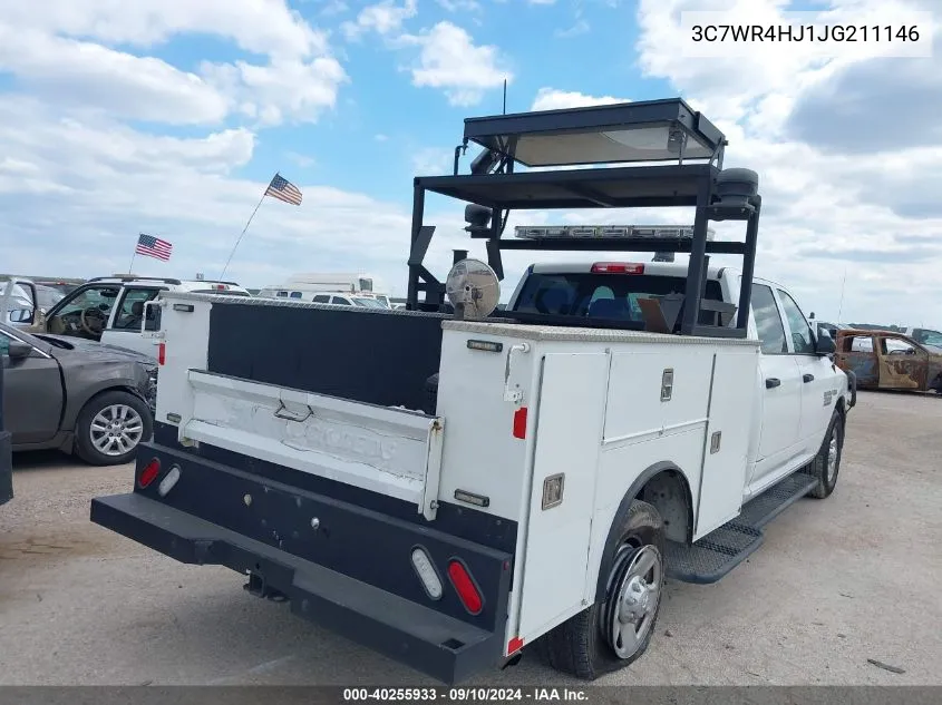 3C7WR4HJ1JG211146 2018 Ram 2500 Tradesman 4X2 8' Box