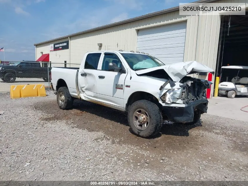 2018 Ram 2500 Tradesman 4X4 6'4 Box VIN: 3C6UR5CJ1JG425210 Lot: 40256791