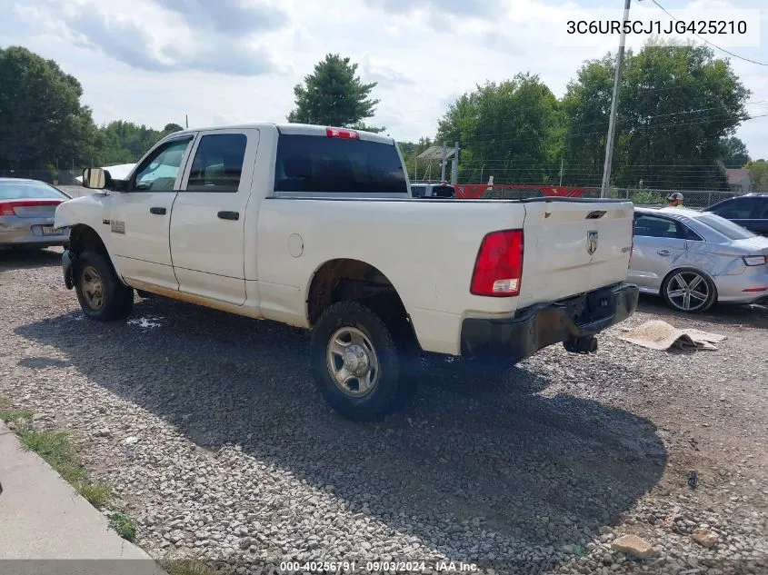 2018 Ram 2500 Tradesman 4X4 6'4 Box VIN: 3C6UR5CJ1JG425210 Lot: 40256791