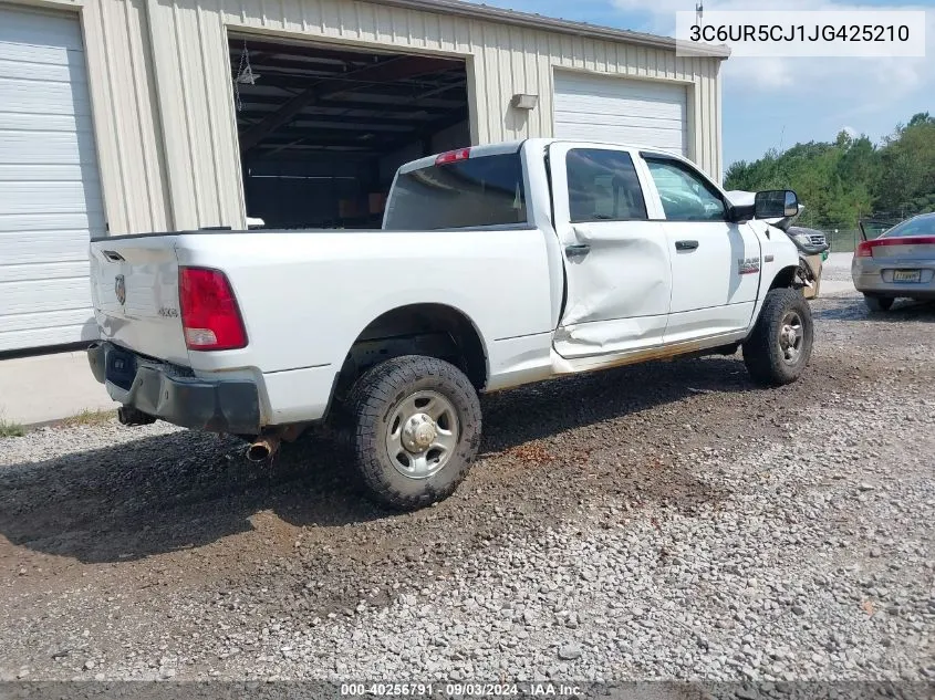 3C6UR5CJ1JG425210 2018 Ram 2500 Tradesman 4X4 6'4 Box