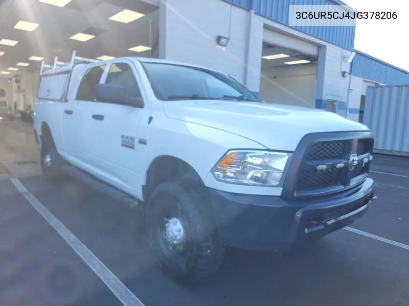 2018 Ram 2500 Tradesman 4X4 6'4 Box VIN: 3C6UR5CJ4JG378206 Lot: 40283903