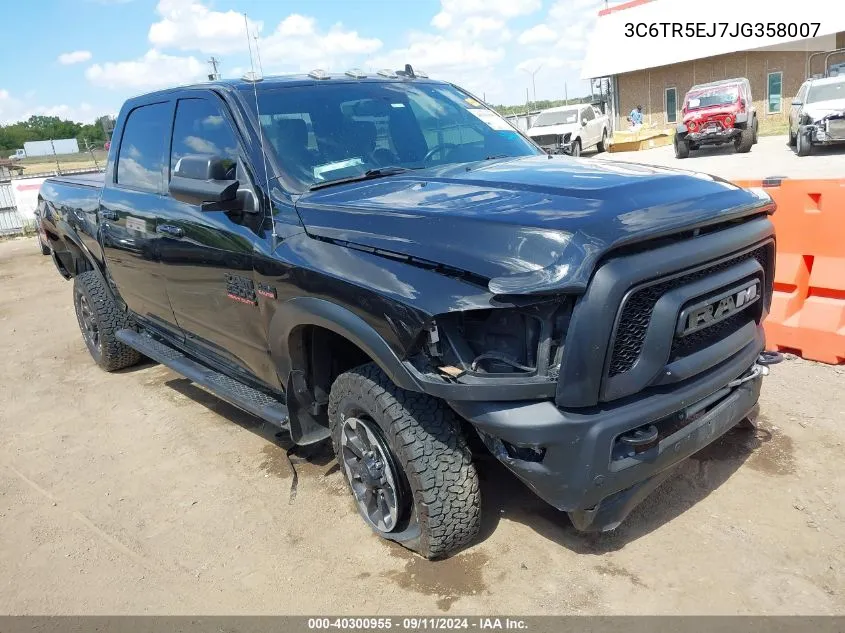 2018 Ram 2500 Power Wagon 4X4 6'4 Box VIN: 3C6TR5EJ7JG358007 Lot: 40300955