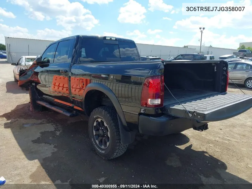 2018 Ram 2500 Power Wagon 4X4 6'4 Box VIN: 3C6TR5EJ7JG358007 Lot: 40300955