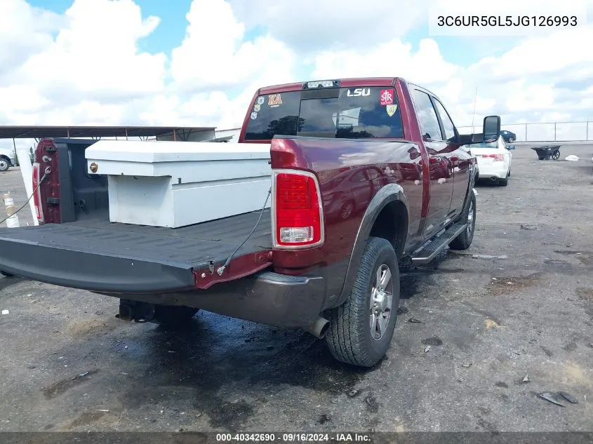 3C6UR5GL5JG126993 2018 Ram 2500 Longhorn 4X4 6'4 Box