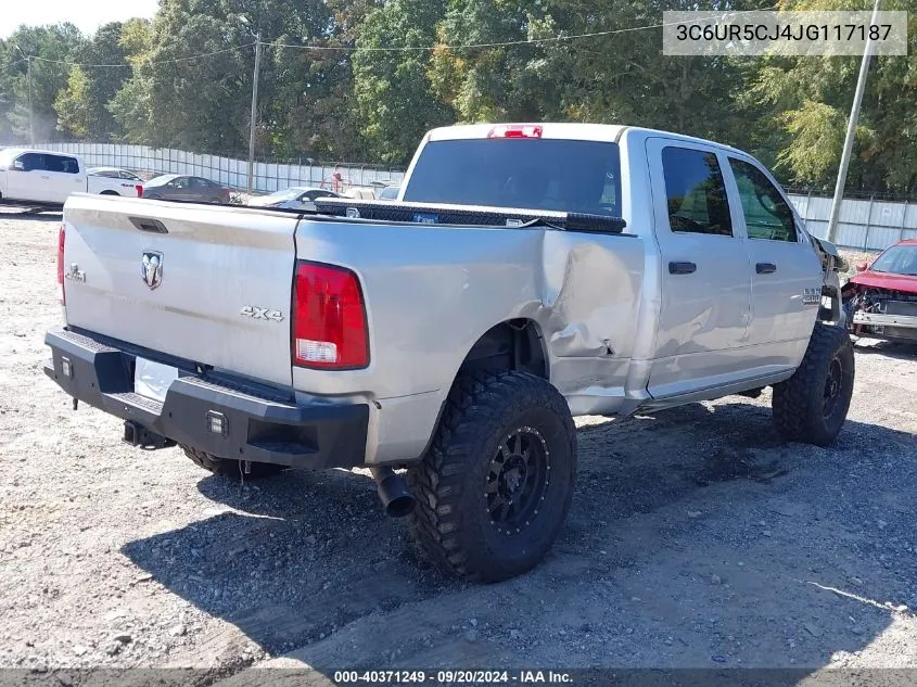 3C6UR5CJ4JG117187 2018 Ram 2500 Tradesman 4X4 6'4 Box