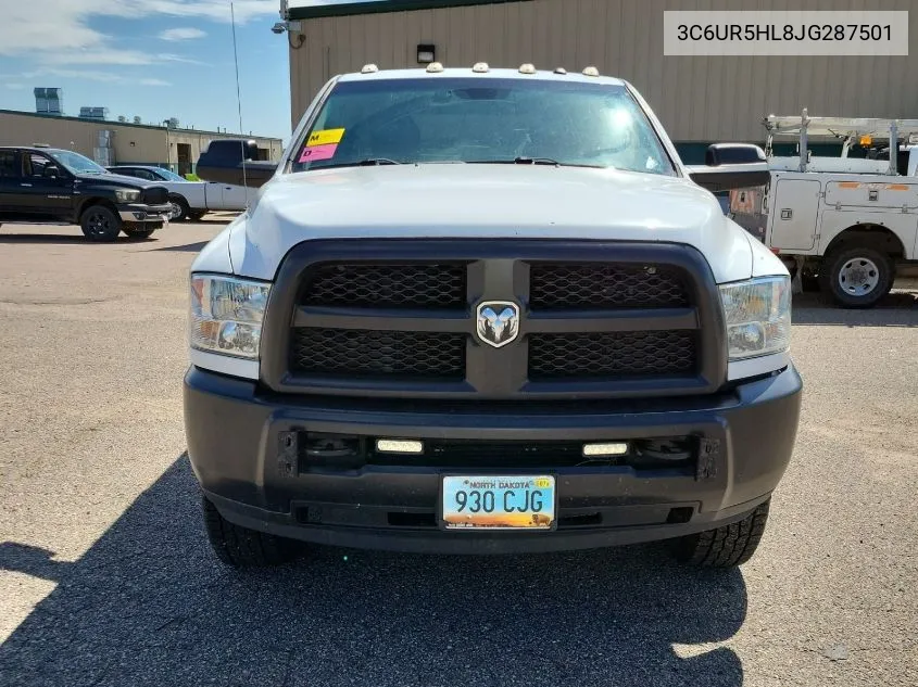 2018 Ram 2500 Tradesman 4X4 8' Box VIN: 3C6UR5HL8JG287501 Lot: 40422555