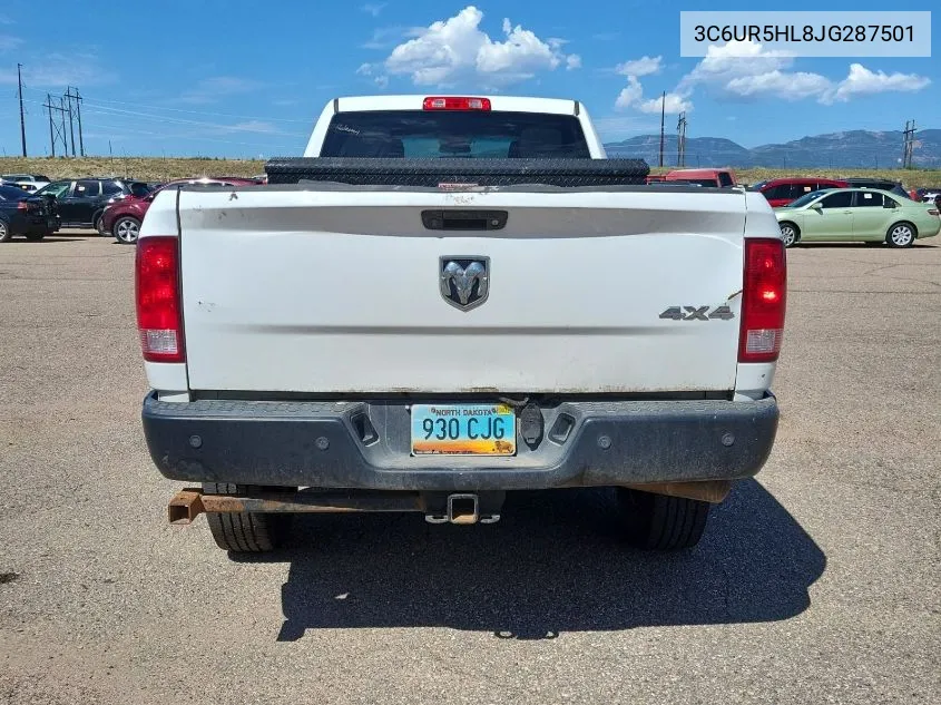 3C6UR5HL8JG287501 2018 Ram 2500 Tradesman 4X4 8' Box