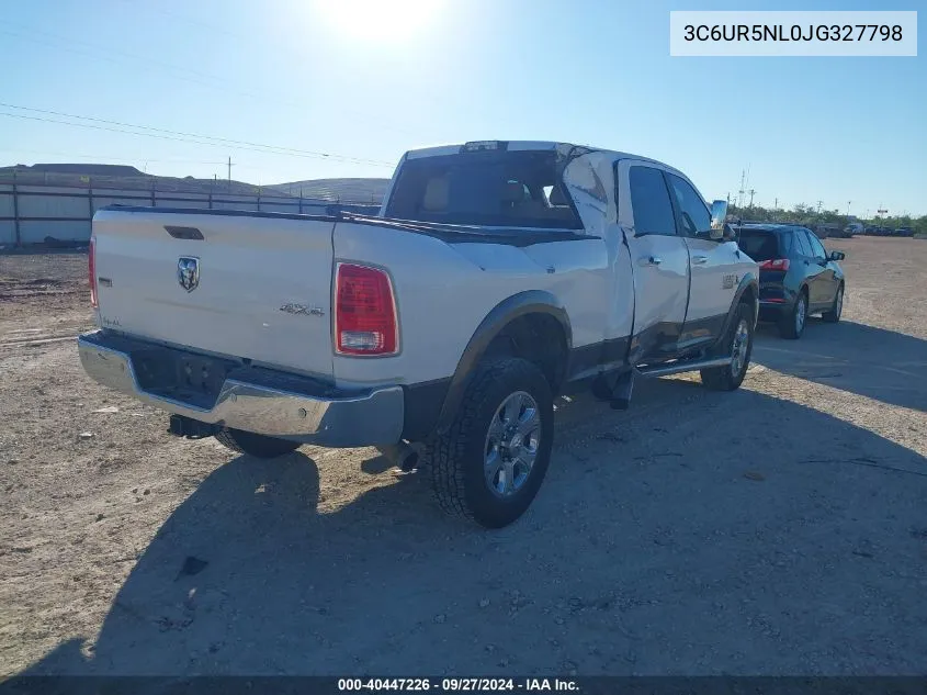 2018 Ram 2500 Laramie Mega Cab 4X4 6'4 Box VIN: 3C6UR5NL0JG327798 Lot: 40447226