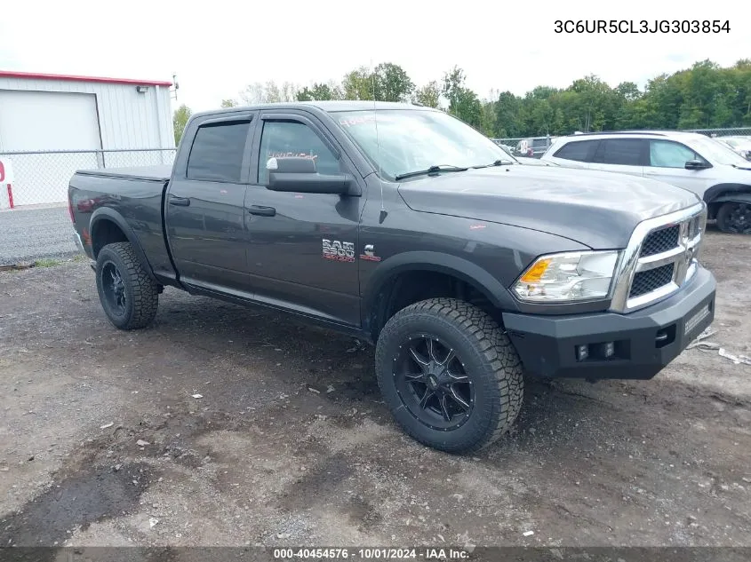 2018 Ram 2500 Tradesman 4X4 6'4 Box VIN: 3C6UR5CL3JG303854 Lot: 40454576